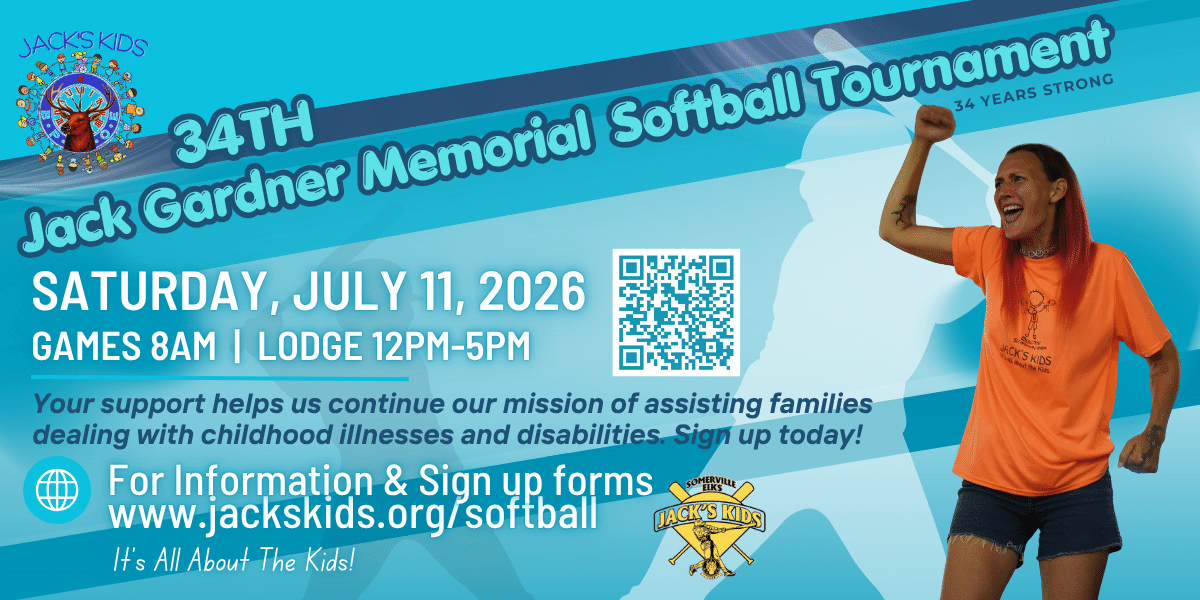 34th Jack Gardner Memorial softball tournament flyer