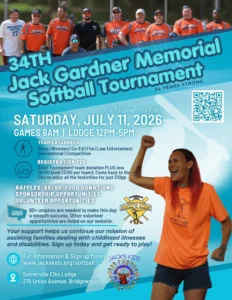 34th Jack Gardner Memorial softball tournament poster